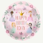 Prinsessa Happy Birthday Folieballong Ljusrosa