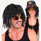 Reggae Dreadlock Peruk Svart