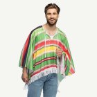 Mexikansk Poncho Flerfärgad
