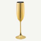 Plast Champagneglas Guld