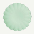 Pastell Plasttallrikar Salviagrön