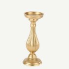 Barock Smal Ljusstake Matt Guld