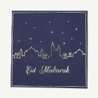 Eid Mubarak Servetter Mörkblå