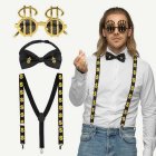 Dollar Party Outfit Guld/Svart