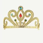 Guld-tiara med stenar