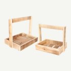 Träbricka Set