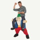 Carry Me Trädgårdstomte Maskeraddräkt Röd