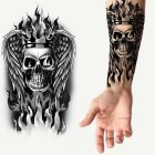 Dödskalle Falsk Tatuering