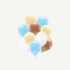 Ballongbukett Pastell Blå/Brun