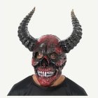 Demonskalle Mask Röd