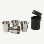 Metall Shotglas I Etui