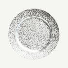 Glittrigt Dekorationsfat Silver