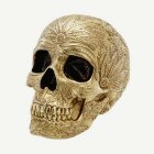 Barock Dödskalle Dekoration Guld
