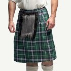 Skotsk Tartan Kilt Grön