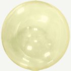 Genomskinlig Rund Ballong Gul