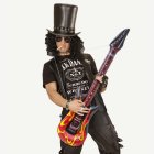 Uppblåsbar Rockgitarr Eldsflammor