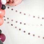 Stjärna Girlang Roséguld