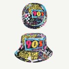 90-tal Bucket Hat Vuxen Flerfärgad