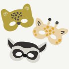 Zoo Party Masker
