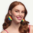 Pride Hjärta Örhängen Regnbåge