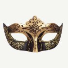Venedig Glittermask Guld/Svart