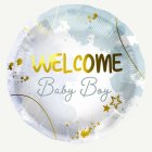 Welcome Baby Boy Folieballong
