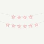 Babyshower Girlang Ljusrosa