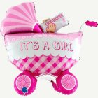 Baby Girl Barnvagn Folieballong