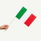 Italien Flagga På Pinne