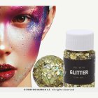 Glittergel Guld