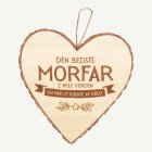 Morfar Trähjärta Beige