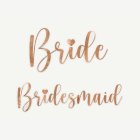 Bride & Bridesmaid Glasmarkörer