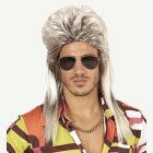 Blond 80-talsmullet Peruk