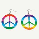 Regnbåge Peace Örhängen