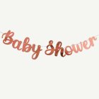 Babyshower Girlang Roséguld