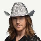 Cowboyhatt Glitter Silver