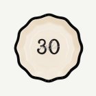 Hello 30 Rosett Papperstallrikar