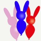 Kaninformade Ballonger