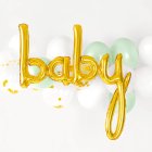 Baby Folieballong Guld