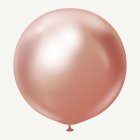 Premium Gigantiska Latexballonger Chrome Roséguld