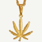 Weed Halsband Guld