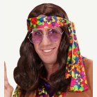 Hippie Dude Peruk Brun