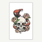 Dödskalle Falsk Tatuering
