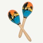 Maracas Med Tropisk Dekoration