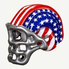 Uppblåsbar hjälm, amerikansk fotboll, barn