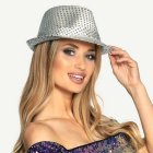 70-tal Popstjärna Hatt Silver