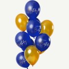 Ballongbukett Happy Birthday True Blue