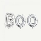 Boo Folieballonger Silver