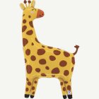 Giraff Folieballong