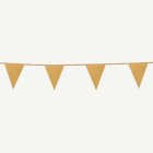 Glitter Vimpelgirlang Guld
